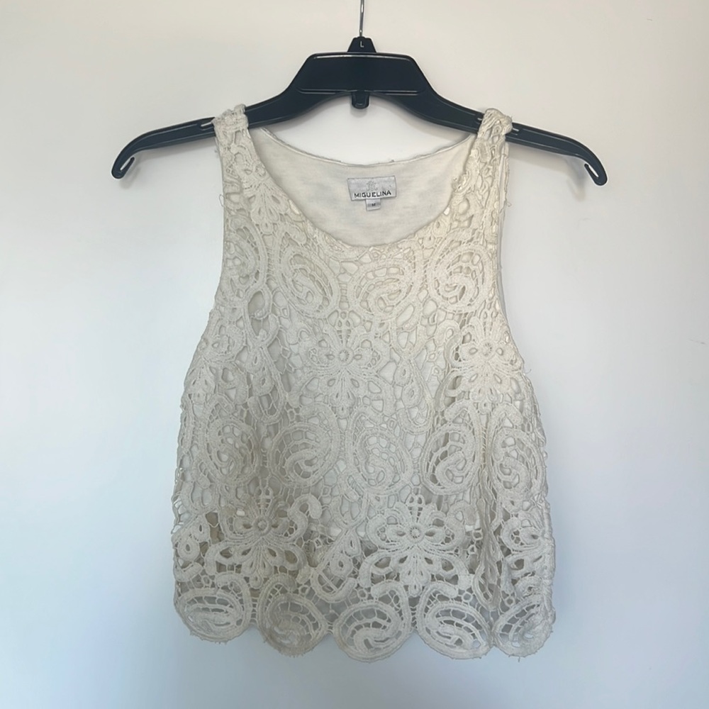Miguelina Crop Top, Size M